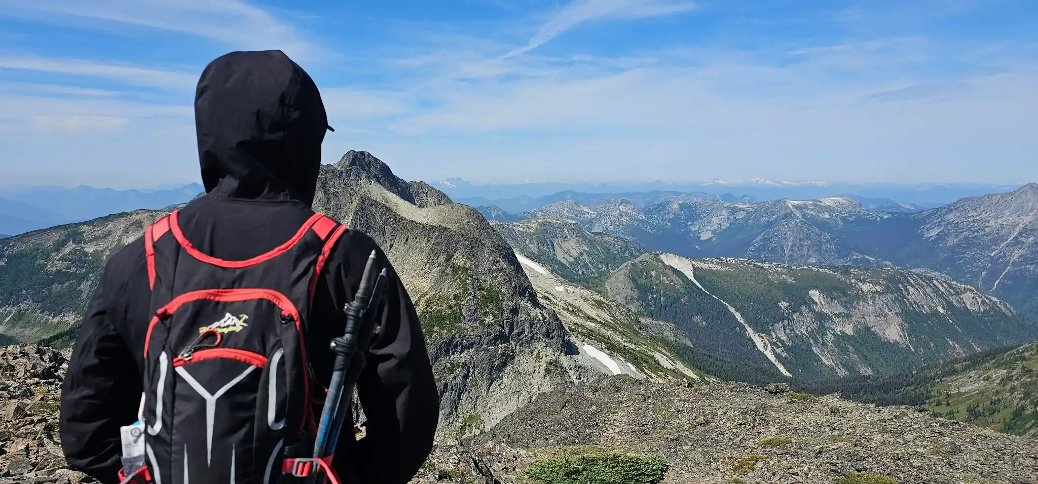 Jim Kelly Peak hike in the Coquihalla mountains on August 9 2026